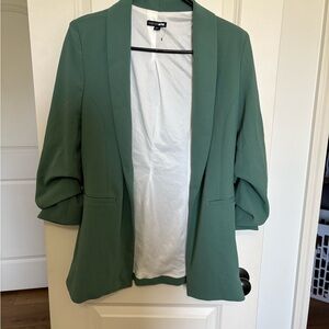 Fashion Nova Women's Green Blazer
